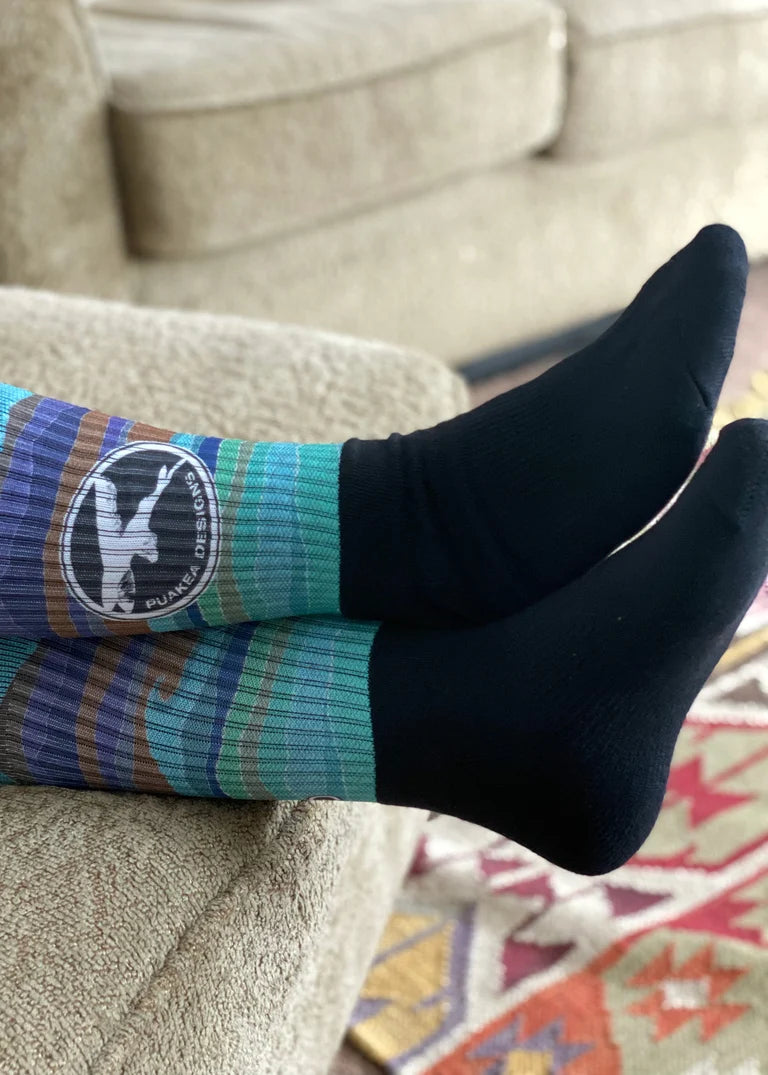 Mountains to Sea Puakea x FishSox Socks