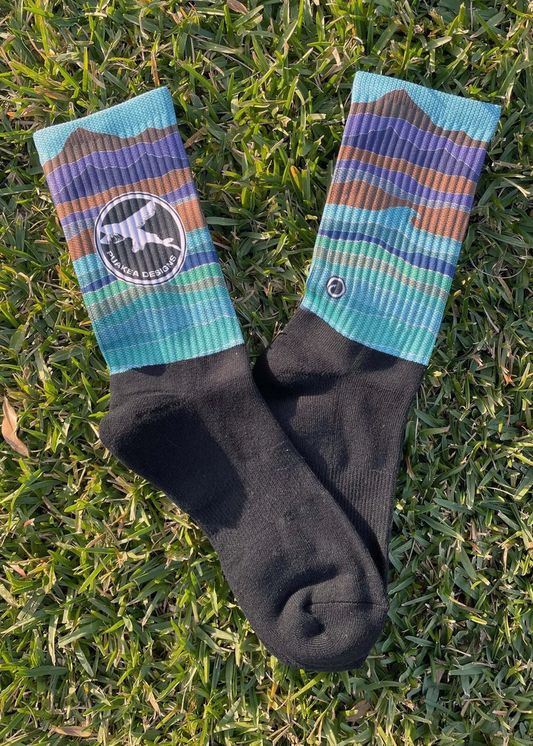 Mountains to Sea Puakea x FishSox Socks