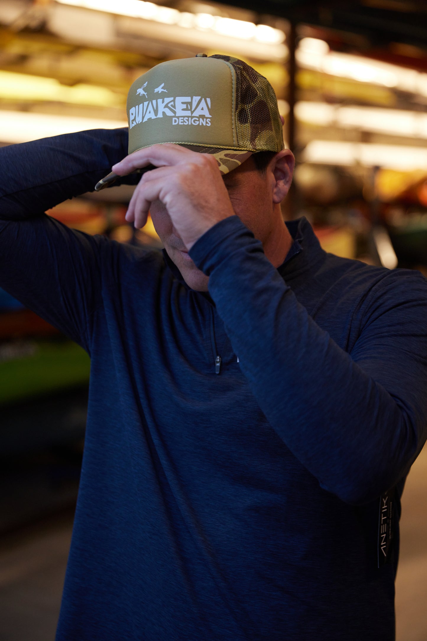 NEW! Puakea Camo Trucker