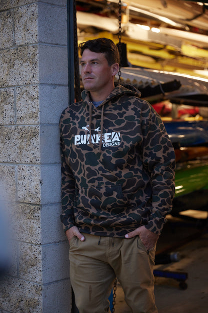 NEW! Puakea Duck Camo Pullover Hoodie