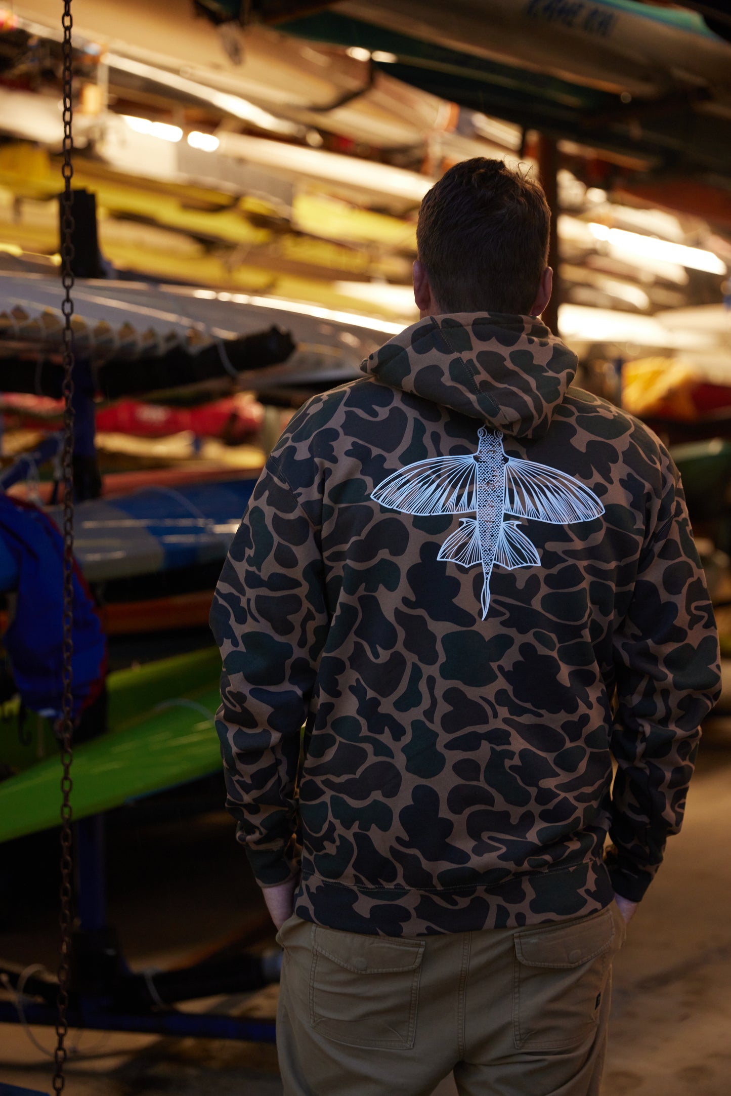 NEW! Puakea Duck Camo Pullover Hoodie